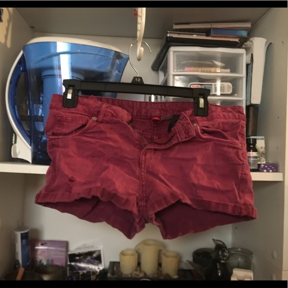 H&M denim shorts , red and green bundle! 15 for 2 - Picture 2 of 8